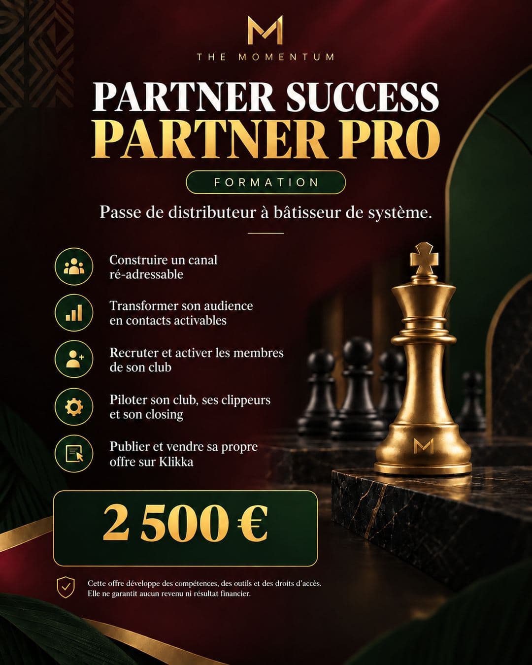 Partner Pro : construis un canal que tu peux réadresser et arrête de dépendre de ton temps
