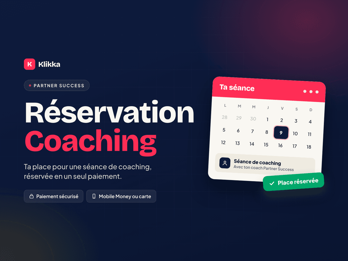 Réservation Coaching