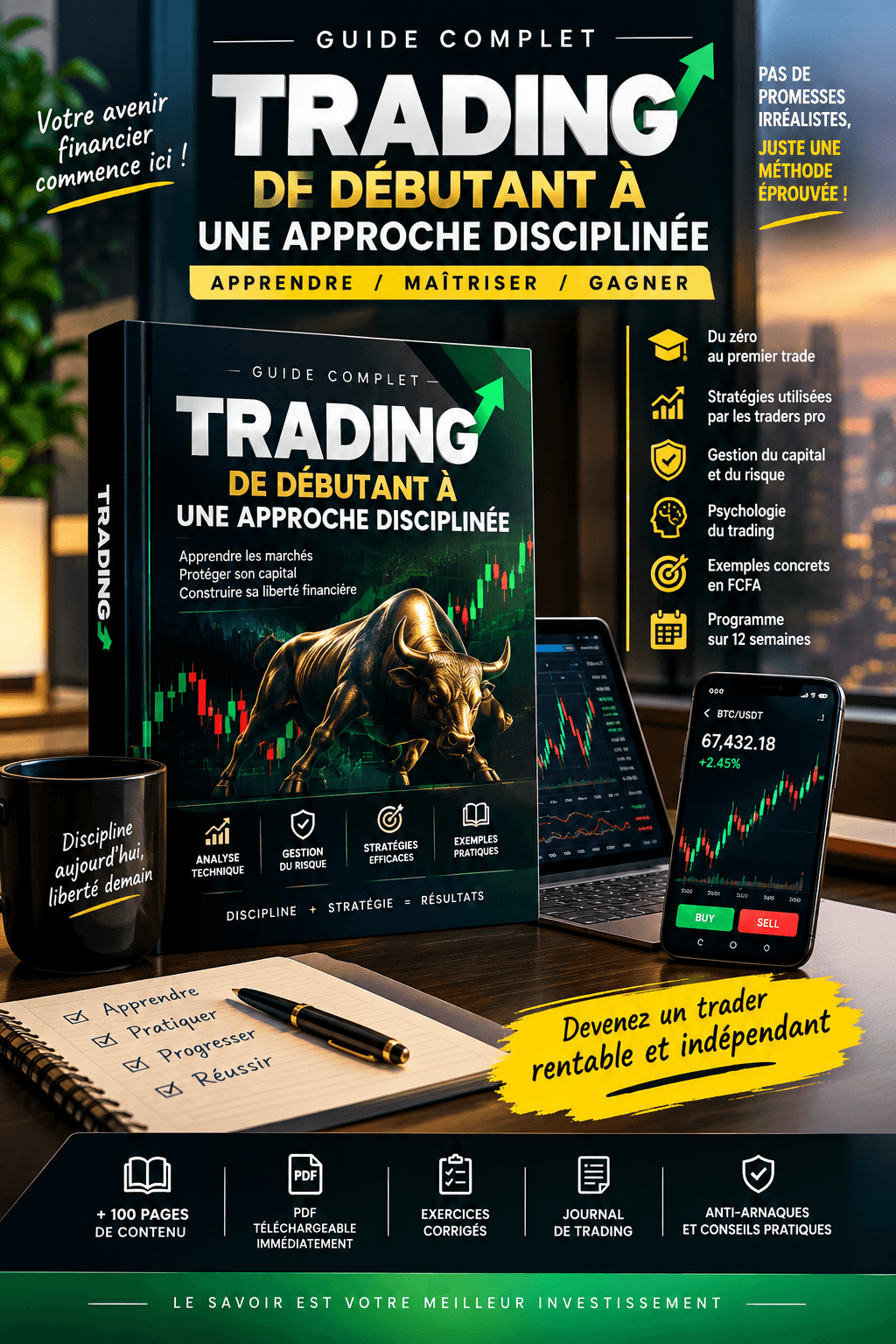 Trading : passez de débutant hésitant à trader discipliné
